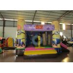 Minions Inflatable Jump House 0.55mm Pvc Tarpaulin 3.8 X 2.8m For Children Party for sale