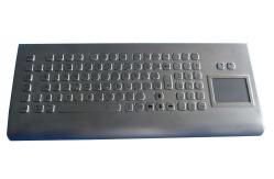 China Long key stroke industrial metal rugged keyboard with touchpad , 97 key supplier