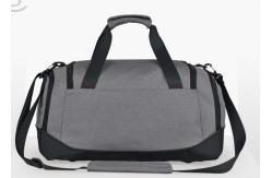 China 35L Grey Classical Custom Canvas Duffle Bags  For Traveling / Sporting supplier