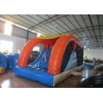 Kindergarten Baby Clownfish Inflatable Assault Course , Waterproof Bouncy Obstacle Course