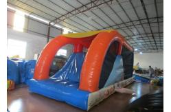 China Kindergarten Baby Clownfish Inflatable Assault Course , Waterproof Bouncy Obstacle Course supplier