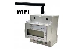 China Anti Theft Din Rail Single Phase Electronic Energy Meter 220v With LCD Display supplier