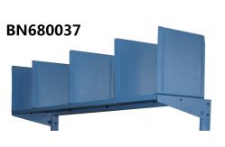 China Unassembled Industrial Heavy Duty Workbench Riser Divider Kit Steel Material supplier