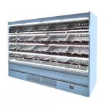 Vegetable Fruit Open Front Display Cooler Refrigerated Display Cabinet plug in for sale