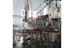 China Full Automatic Beverage Csd Filling Line Rinsing Filling Capping 3 In 1 supplier