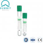 China Green Top Blood Tube with Sodium Heparin or Lithium Heparin Additive, 4ml manufacturer