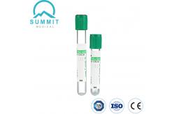 China Green Top Blood Tube with Sodium Heparin or Lithium Heparin Additive, 4ml supplier