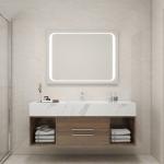 Compact Wall Mounted Lighted Makeup Mirror Customized High Visibility for sale