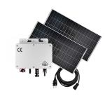 Aluminum Alloy Micro Inverter Solar Panel WVC 300 Silver Grid Connected Inverter for sale
