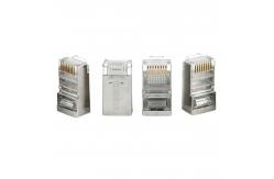 China Polycarbonate Network RJ45 Connector FTP Cat6 Shielded 8p8c Plug with cable supplier