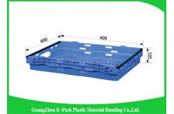 China Customized Stackable Plastic Storage Bins , Collapsible Plastic Crates With Lids supplier