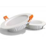 Slim Round Led Panel Downlight 3000K For Leaving Area Input 185 - 265V for sale