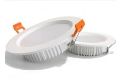 China Slim Round Led Panel Downlight 3000K For Leaving Area Input 185 - 265V supplier