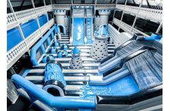 China Customized Attraction And Big Inflatable Theme Park With Vinyl Patch supplier