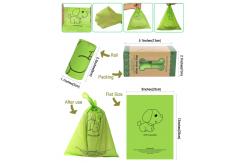 China Customized Dog Poop Bag Eco Friendly Biodegradable Compostable Pet Garbage Bag supplier
