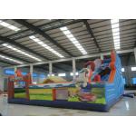 Colourful Digital Printing Toddler Bounce House , Geological Park Bounce Round Bounce House for sale