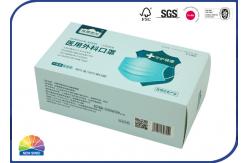 China Face Mask Packaging Folding Carton Box OEM SGS Sedex Passed Uv Coating Finish supplier