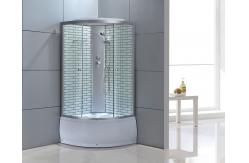 China Sliding Easy Clean Quadrant Shower Enclosures 1-1.2mm supplier