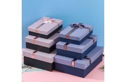 China Rectangle Base And Lid Boxes Cardboard Paper Packaging Box Christmas Gift Carton Box supplier