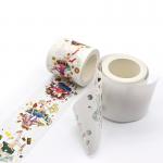 Custom 15mm*10m Decorative Packing Tape Printed Foil Washi Tape for sale