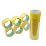 Yellowish Bopp Packing Tape Strong Adhesive Lemon Yellow for sale