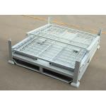 Practical Wire Mesh Pallet Cage Stackable Steel Stillages For Logistics