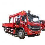 Customized 4x2 8Tons Crane Truck Mounted Towing Crane Mounted Truck With 20M Lifting High for sale
