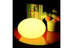 China PE Plastic LED Stone Light Waterproof Rechargeable Color Changing For Home Decoration supplier