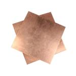 Polished Metal Copper Plate Purple Red Pure C10100 C36000 3mm Thick 99.9% for sale