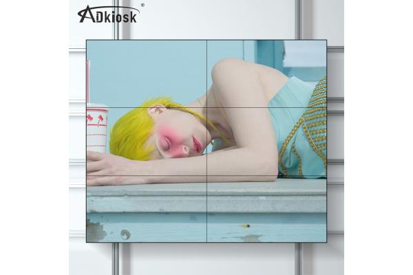 55Inch Indoor LCD Video Wall Display 3.5mm Bezel 3x3 FHD Resolution