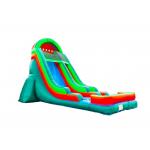 Aldult  Outdoor Rental Inflatable Large Water Slides With Bouncy for sale