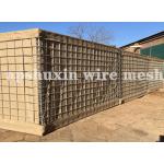Low Carbon Steel Wire Welded Wire Mesh Panel Defensive Barrier Bastions Wall for sale