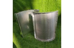 China Triangle Wedge Wire Centrifuge Basket 150mm Width 500mm Length Customized supplier