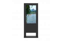 China Black LCD 43Inch Android Advertising Player IP65 Floor Stand Digital Signage supplier