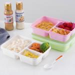 Eco Friendly BPA Free PP Plastic Bento Lunch Box For Kids for sale