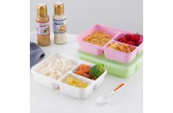 China Eco Friendly BPA Free PP Plastic Bento Lunch Box For Kids supplier
