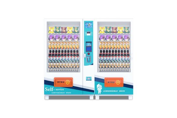 Self Service 24 Hours CE Snacks And Drinks Vending Machine