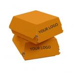 Custom Eco-Friendly Burger Boxes  Biodegradable Kraft Food Containers for Takeaway