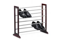 China Four Tier Expanding Home Display Rack For Shoes Storage Folding Feature supplier