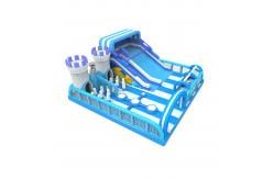 China Blue Inflatable Castle: Fun for Little Explorers Adventure - Ready Play Area supplier