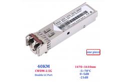 China CWDM Gigabit 2.5 G Sfp Transceiver , Sfp Module Single Mode 1270NM-1610NM supplier