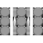 TE253 Digital Camera Resolution Chart 0-1 Reflective Rate For Self Calibration