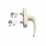 Polished Surface Double Side Fork Handle Outward Opening Handle for Window for sale