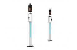 China Android 1000ml Soap Dispenser Stand 0.3m LCD Infrared Thermometer supplier