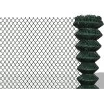 Ral 6005 Green Plastic Coated Diamond Mesh Fencing 50*50mm 6feet Height for sale