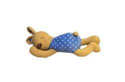 China 40cm Soft Animal Plush Toys Sleeping Rabbit Plush Pillow Coffee Or Pink supplier