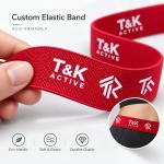 Custom Logo Elastic Bands for Sportswear Activewear and Clothing Waistbands for sale
