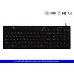 Durable Industrial Waterproof Keyboard , Blue or Customized Backlight for sale
