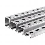 Customizable High Strength Slotted C Channel / Metal Strut Channel for sale