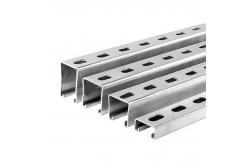 China Customizable High Strength Slotted C Channel / Metal Strut Channel supplier